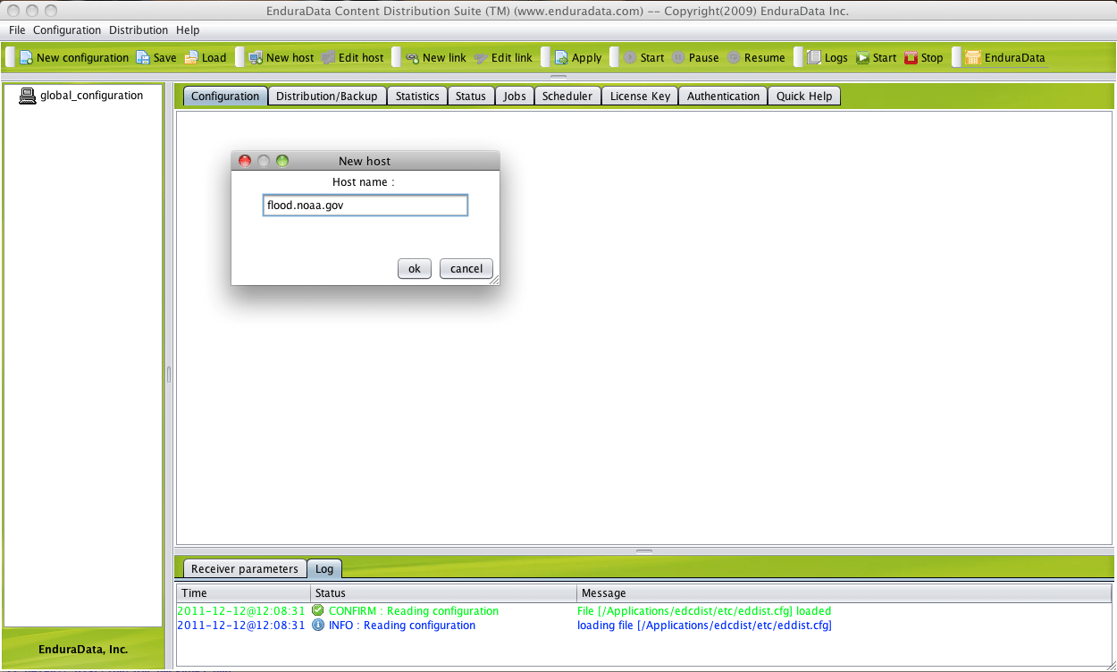 add new data replication host