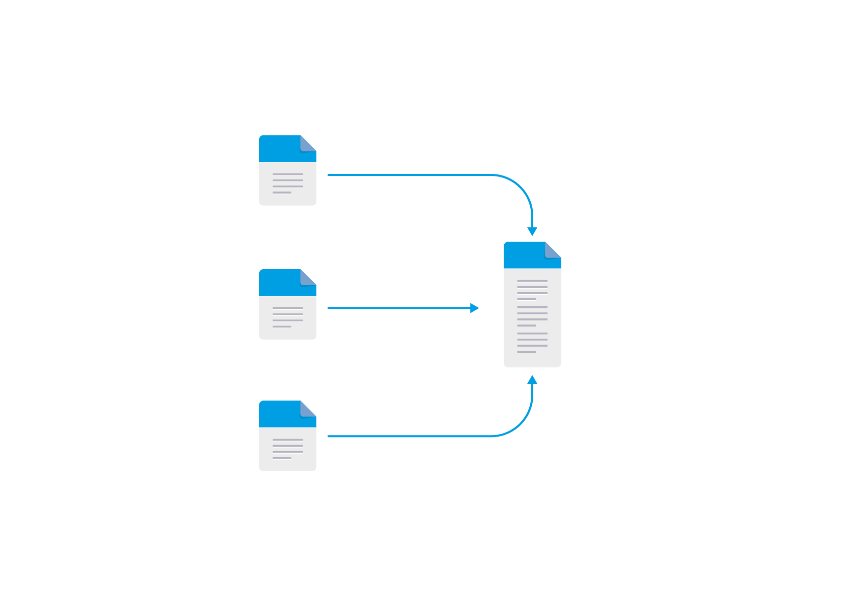 Backup and sync files for data aggregation -- transparent