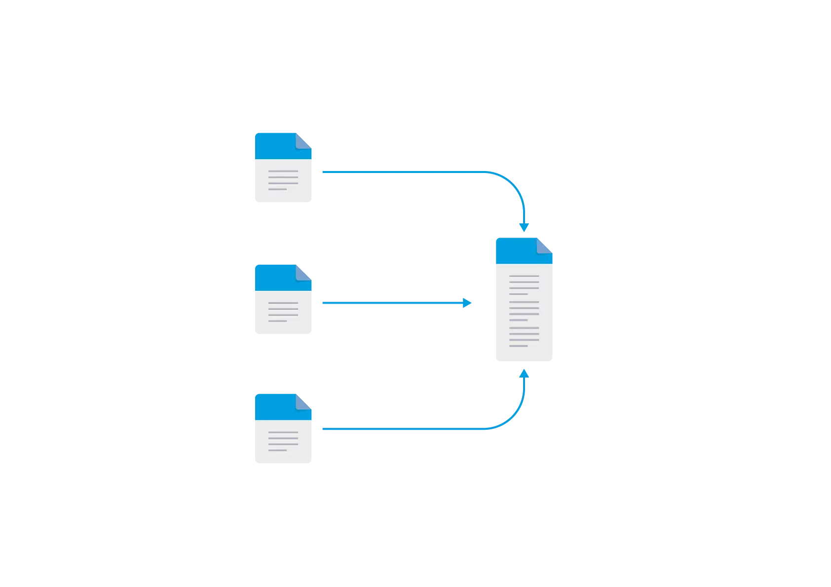 Backup and sync files for data aggregation -- transparent