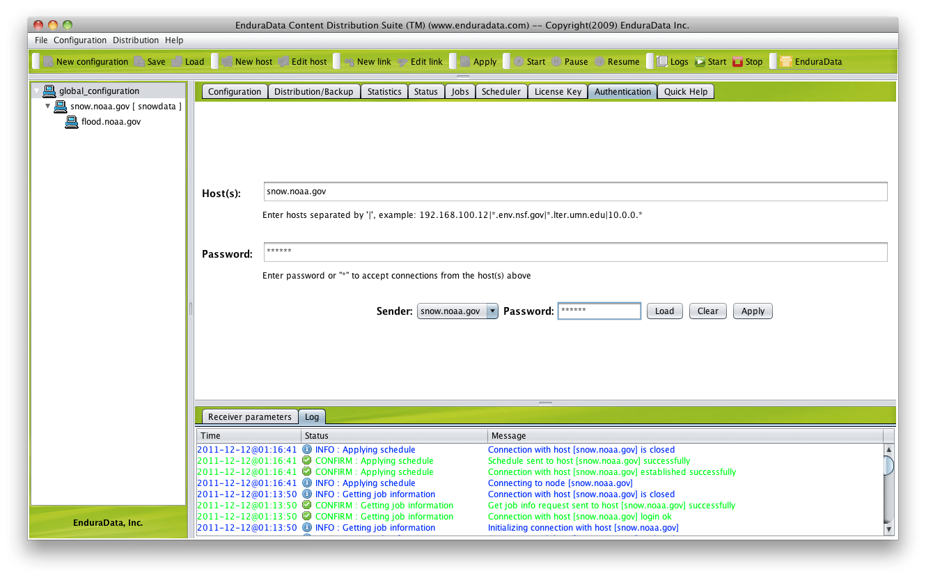 Data distribution authentication