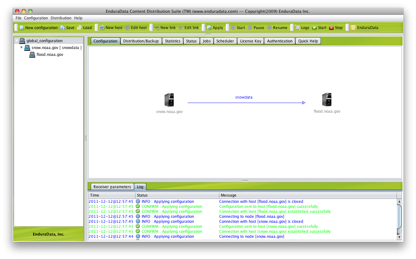 Set a file replication link