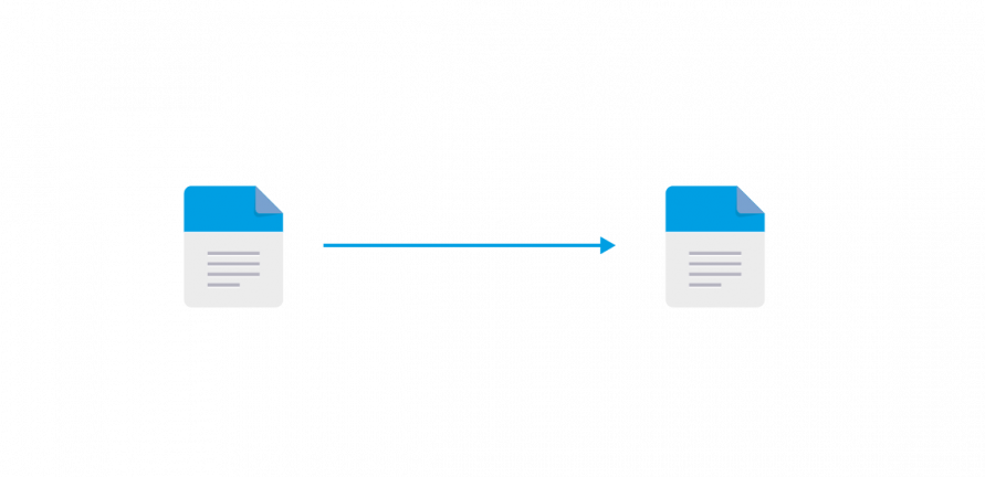 One to one real time file sync and replication